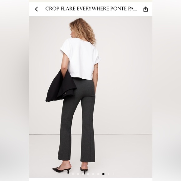 Banana Republic Crop Flare Everywhere Pointe Pant - Picture 3 of 15
